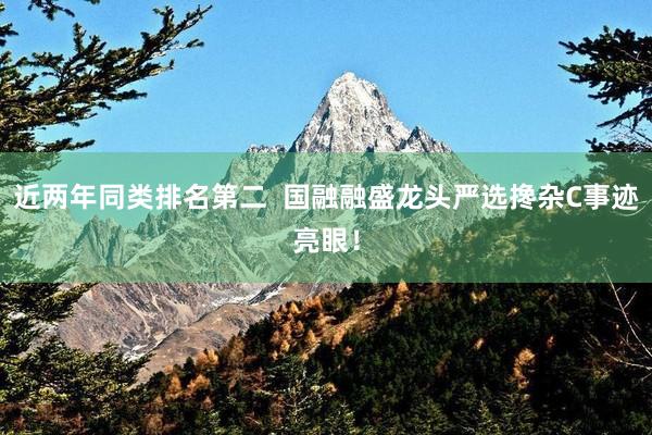 近两年同类排名第二  国融融盛龙头严选搀杂C事迹亮眼！