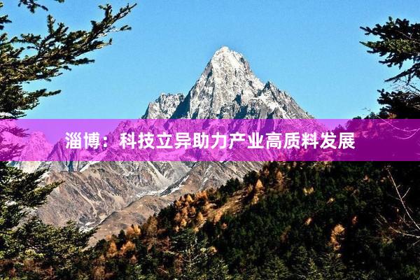 淄博：科技立异助力产业高质料发展